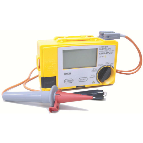 マルチ計測器 太陽電池パネル対応絶縁抵抗計 1個(MIS-PV2) 目安在庫\u003d○