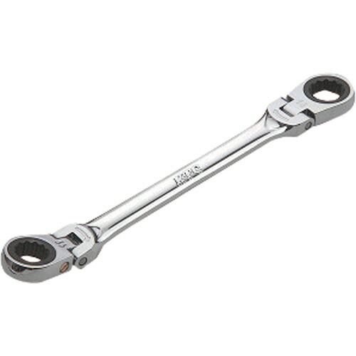 京都機械工具　ＫＴＣ ラチェットめがねレンチ(両頭型首振りタイプ) 6×7mm 1本(MR1-0607F) 目安在庫\u003d○