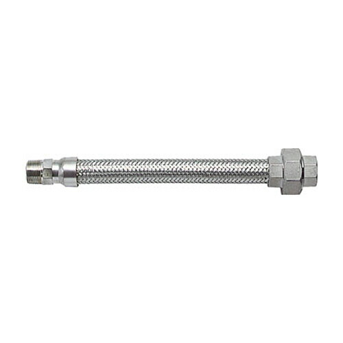 南国フレキ工業 ユニオン・ニップル型フレキ ALLSUS304 25A×300L 1本(NK193-25-300) 取り寄せ商品