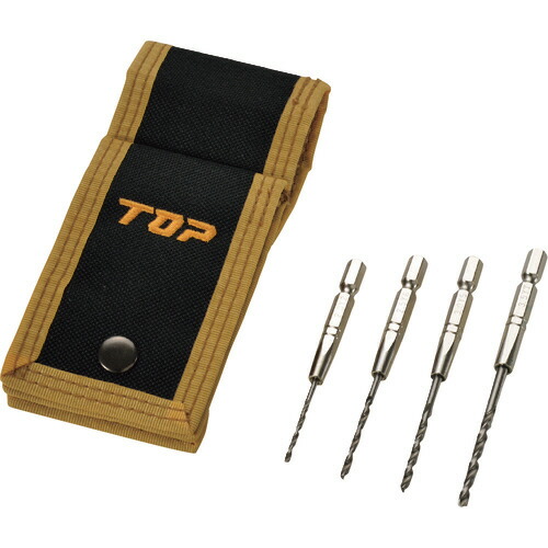 トップ工業 鉄工ドリル 4本組 1セット(ETD-2035DKS) 目安在庫\u003d○
