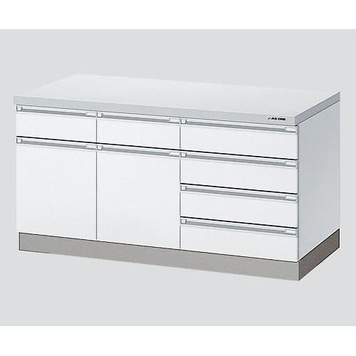 アズワン サイド実験台 ホワイト・木製タイプ 1200×750×800 (1台)(3-1282-11) 取り寄せ商品