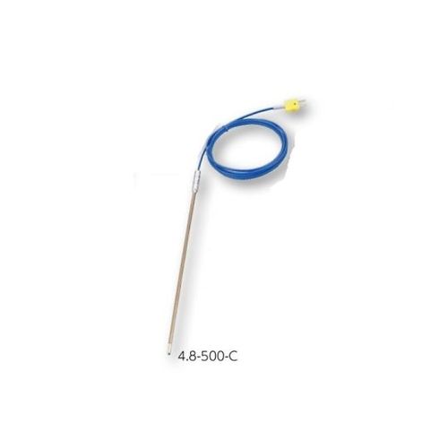 Kシース熱電対 (高温度・インコネル(R)タイプ) 0～1000℃ φ6.4mm 300mm (1個)(1-3945-01) 取り寄せ商品
