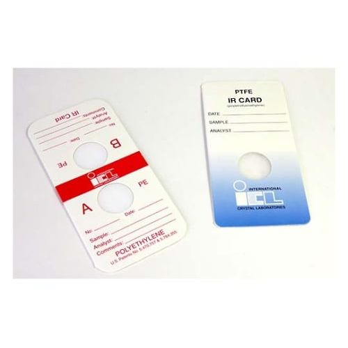 International　Crystal　Laboratory 簡易透過IRカード（透過用セル）NaCl ， 9.5mm 1パック（25枚入） (1パック(25枚入り))(61-7000-60) 取り寄せ商品