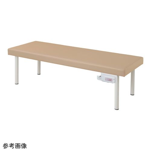 ナビス（アズワン） カラフル診察台（ホットマット付き）600×1800×500mm アイボリー (1個)(9-1575-07) 取り寄せ商品