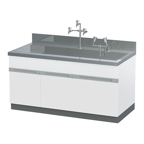 アズワン 流し台（緊急用洗眼器付き） (1台)(4-1148-02) 取り寄せ商品｜コンプモト　店