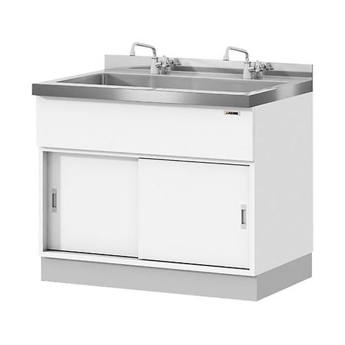 アズワン 窓下流し台（引き戸仕様） 900×600×760mm (1個)(4-3339-01) 取り寄せ商品 230,528円