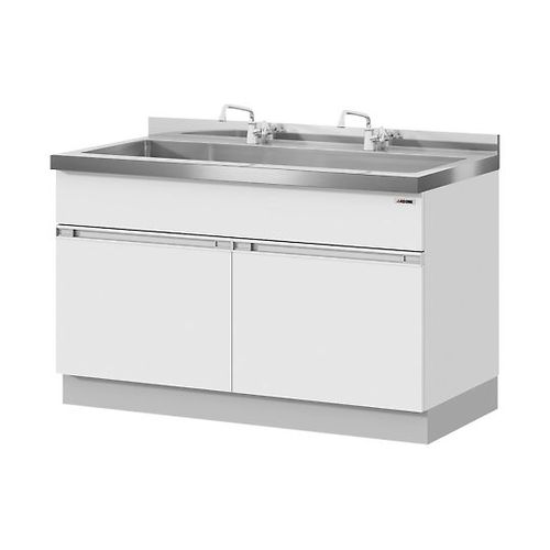 アズワン 窓下流し台(扉仕様) 1200×600×760mm (1個)(4-3309-02) 取り寄せ商品|コンプモト 店