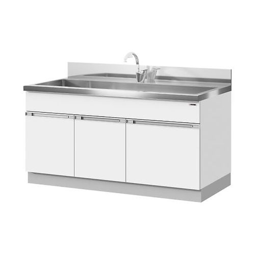 アズワン 流し台（センサー式混合栓付き） 1500×750×800/900mm (1個)(4-3310-04) 取り寄せ商品