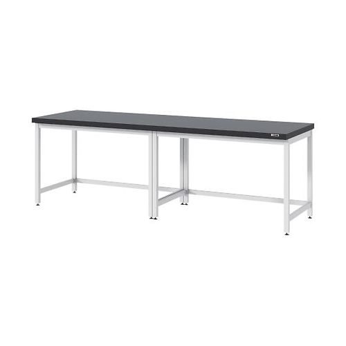 アズワン スチール作業台（足掛けコの字） 2400×750×800mm (1個)(4-3343-04) 取り寄せ商品