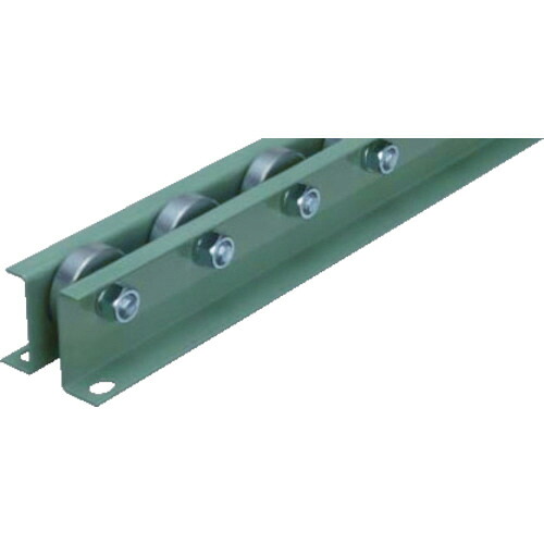 太陽工業 φ50重荷重用切削ホイールコンベヤ 1台(TW-5013K-P100-2400L) 取り寄せ商品|コンプモト 店