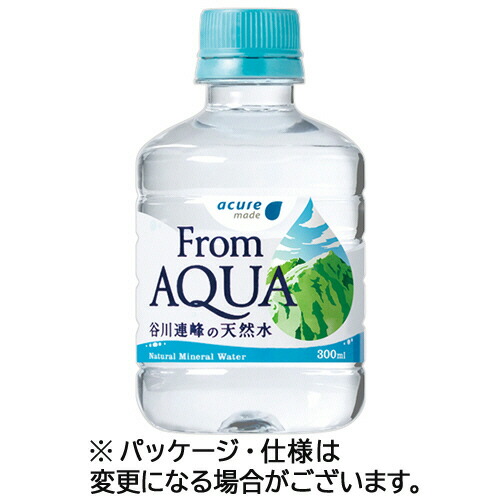 ＪＲ東日本クロスステーション フロムアクア 谷川連峰の天然水 300mL ペットボトル 1セット(96本:24本×4ケース)(4571207730404 x96) 目安在庫\u003d○