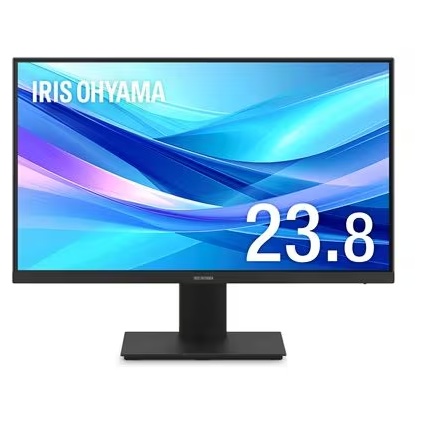アイリスオーヤマ 液晶ディスプレイ 23.8型/1980×1080/HDMI、DisplayPort、USB Type-C/ブラ(DC-CF235S-B) 取り寄せ商品