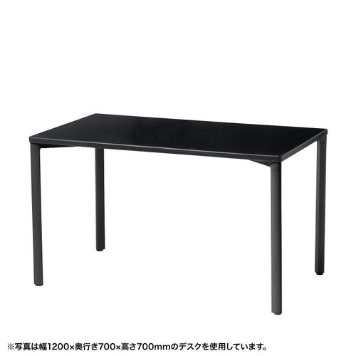 サンワサプライ SANWA SUPPLY eテーブル(ブラック)W1000×D900×H800【受注生産品】(MEF-10090BK80) メーカー在庫品