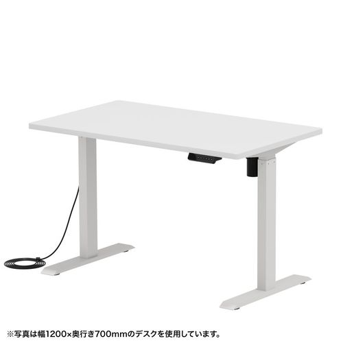【P5S】サンワサプライ e電動昇降デスク(ホワイト)W1150×D650【受注生産品】(ERD-ER11565W) メーカー在庫品|コンプモト 店