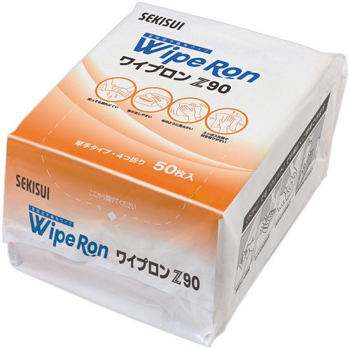 積水化学 高吸収不織布ワイプ ワイプロン Z90 厚手 1パック(50枚)(J5WP90) 目安在庫\u003d○