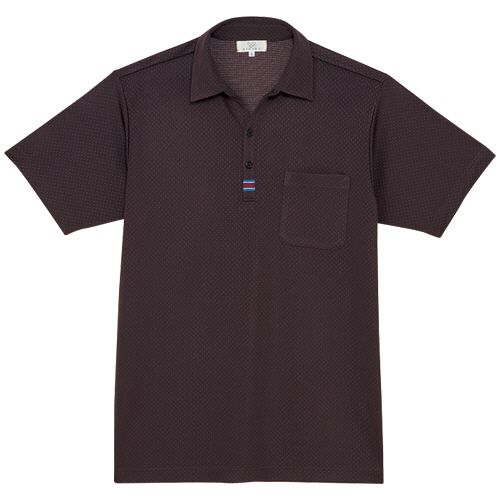 トンボ ニットシャツ モイステックスドットニット ダークブラウン SSサイズ 1着(CR214-31-SS) 目安在庫\u003d○