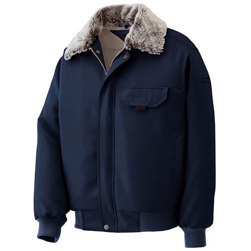 ミドリ安全 防寒作業服 ソフトパイロトジャンパー M4057上 ネイビー 3L 1枚(M4057-UE-3L) 取り寄せ商品|コンプモト 店