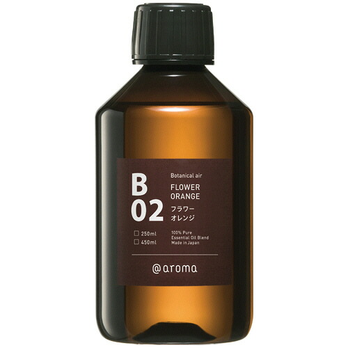 アットアロマ Botanical air B02 フラワーオレンジ 450mL 1個(DOO-B0245) 取り寄せ商品｜コンプモト　店