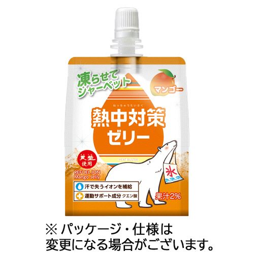 赤穂化成 熱中対策ゼリー マンゴー味 150g 1セット(72パック:24パック&times;3ケース)(4901291091226 x72) 取り寄せ商品｜コンプモト　店