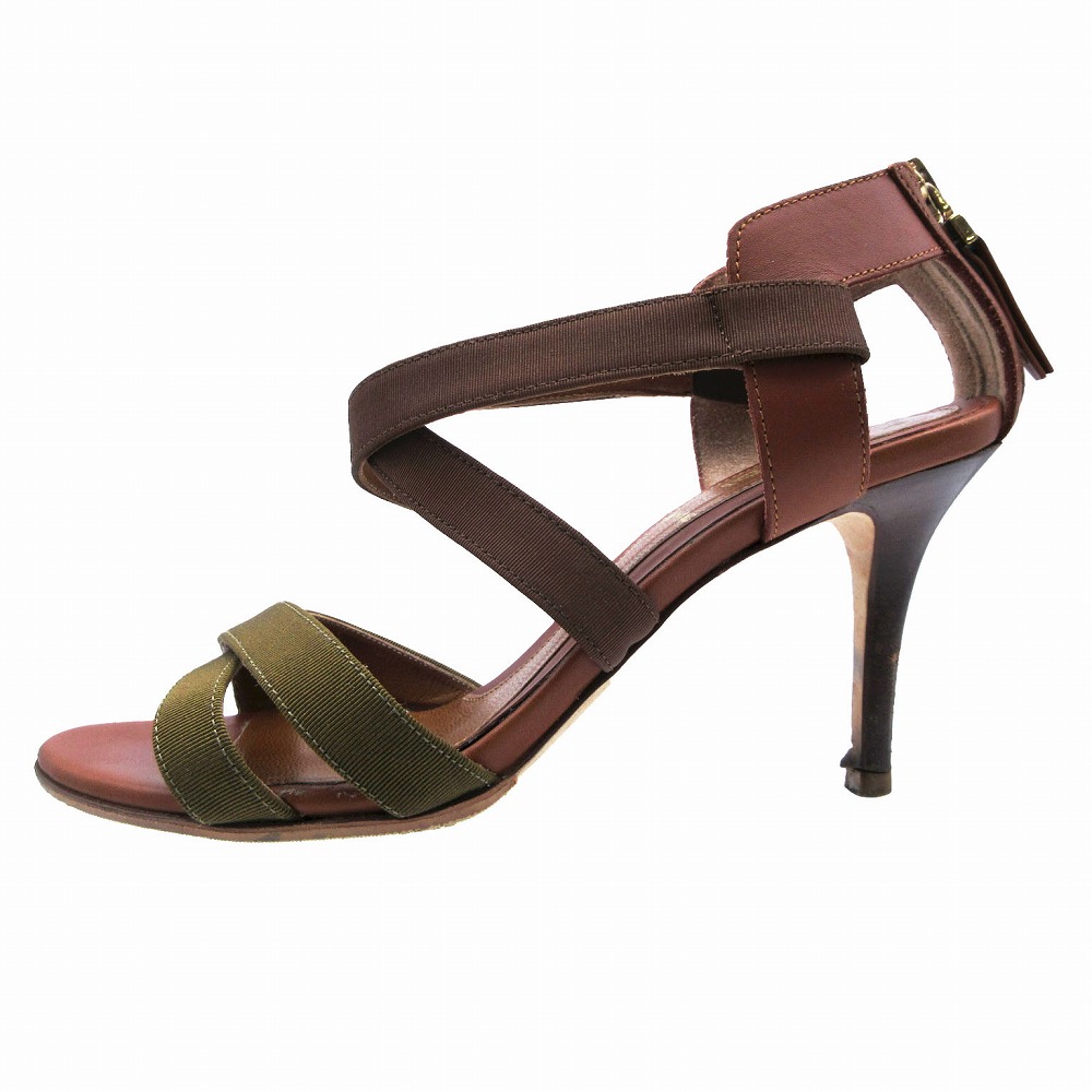 FENDI RON ストラップサンダル ブラウン・ブラック FENDI RON ストラップサンダル ブラウン・ブラック FENDI