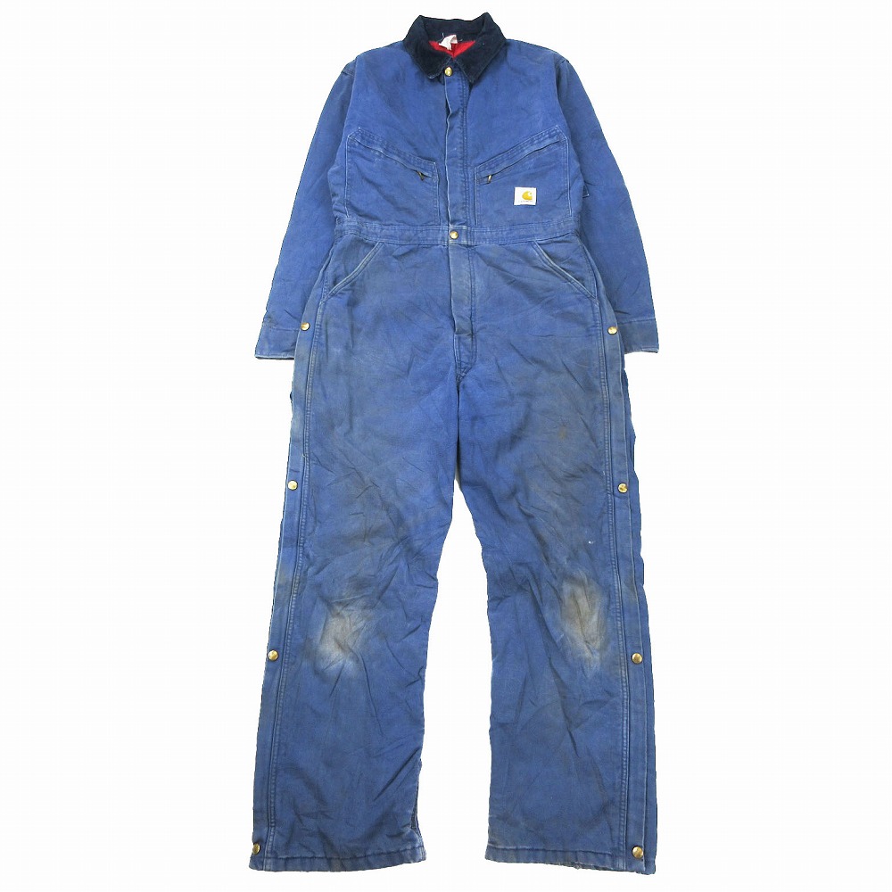 CARHARTT FR オールインワン つなぎ XL メキシコ製 古着 カーハート Carhartt FRシリーズ 長袖 オールインワン