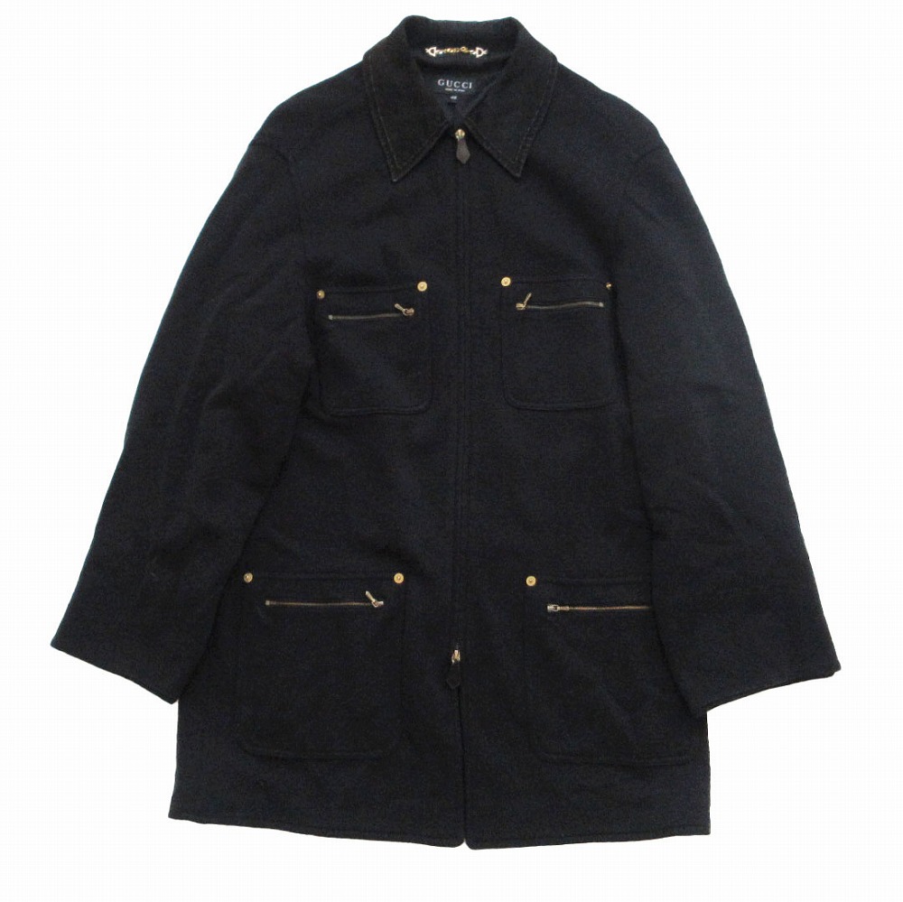 【ビッグシルエット】グッチコート　40 バンブー 楽天市場】GUCCI グッチ トムフォード期 アルパカ100% バンブー