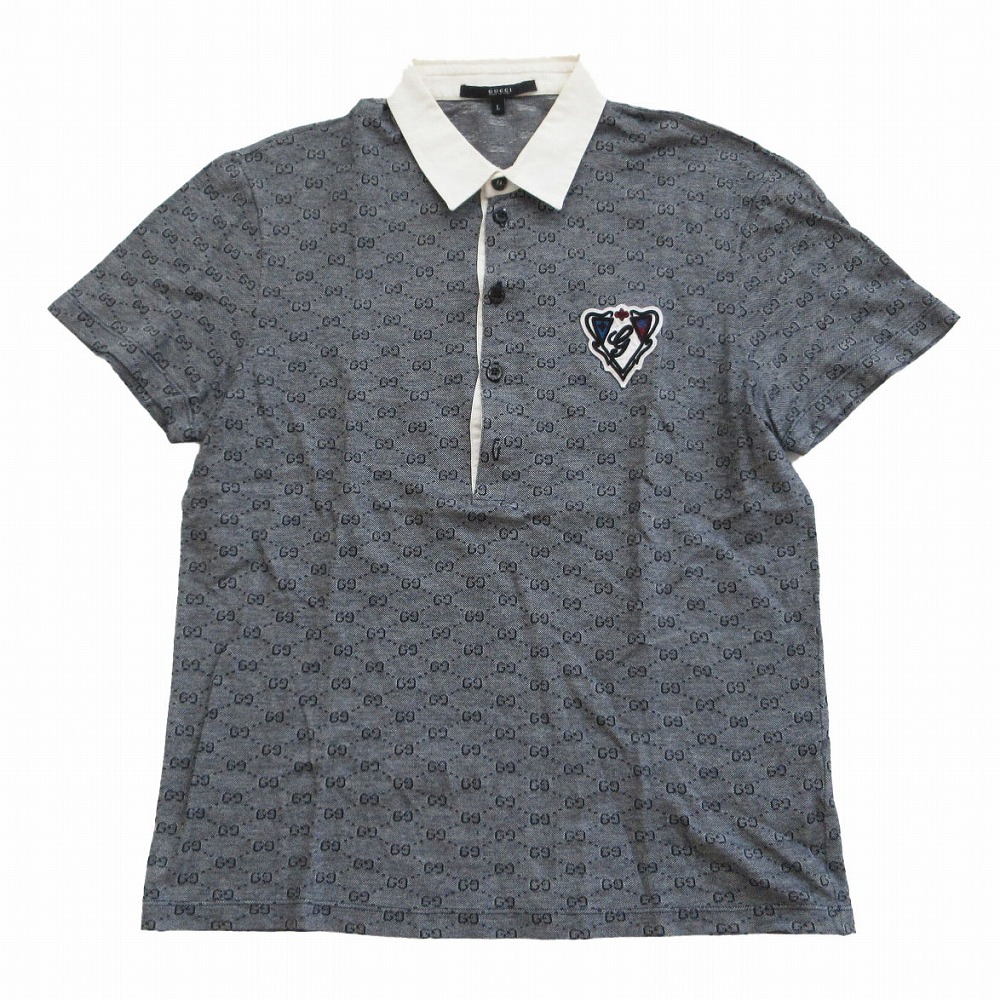 お値下げ　ポロシャツ　GUCCI グッチ　半袖　シャツ　襟 楽天市場】GUCCI グッチ 半袖ポロシャツ サイズ:36m グリーン