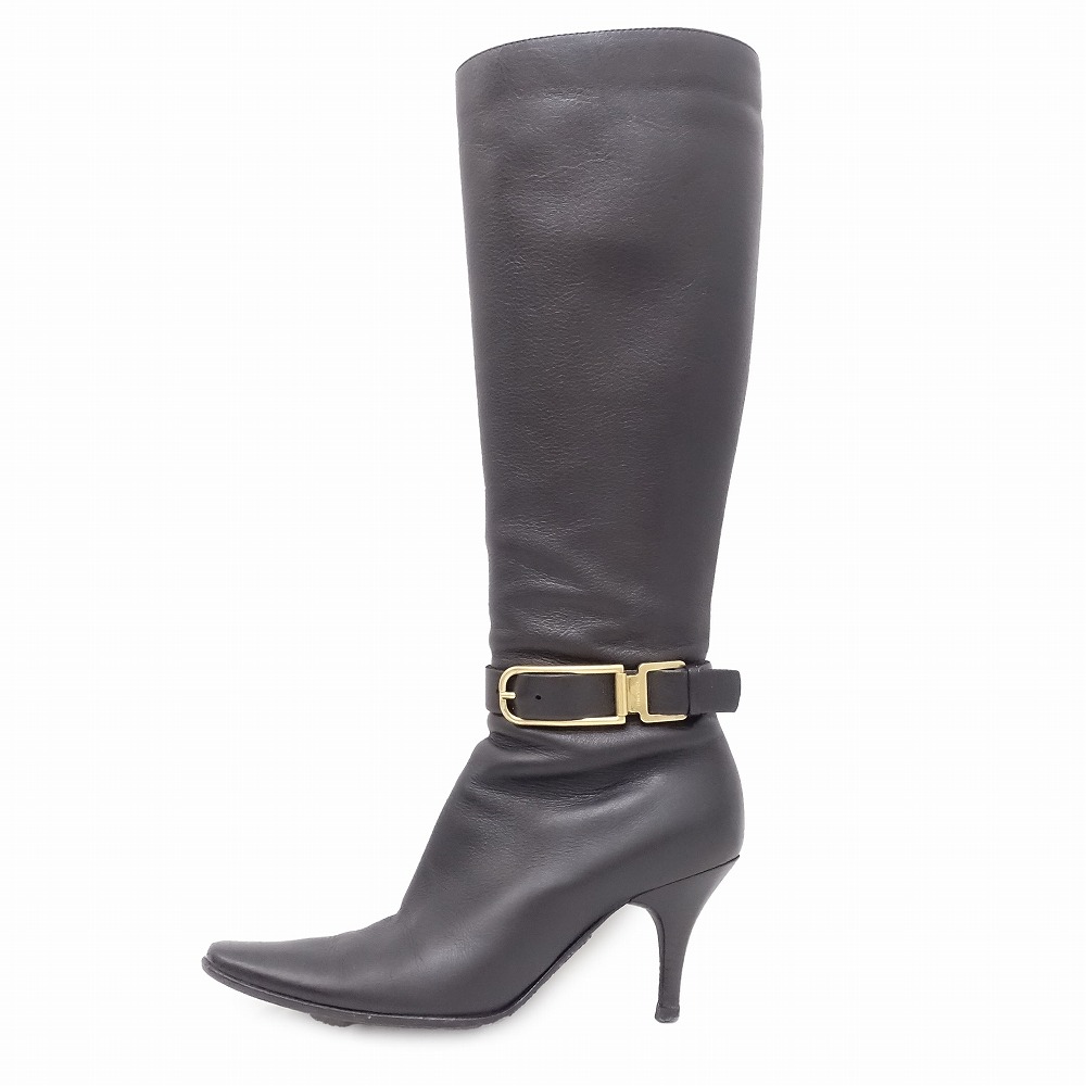 楽天市場】CELINE【セリーヌ】 フィービー 黒 レザー ロング