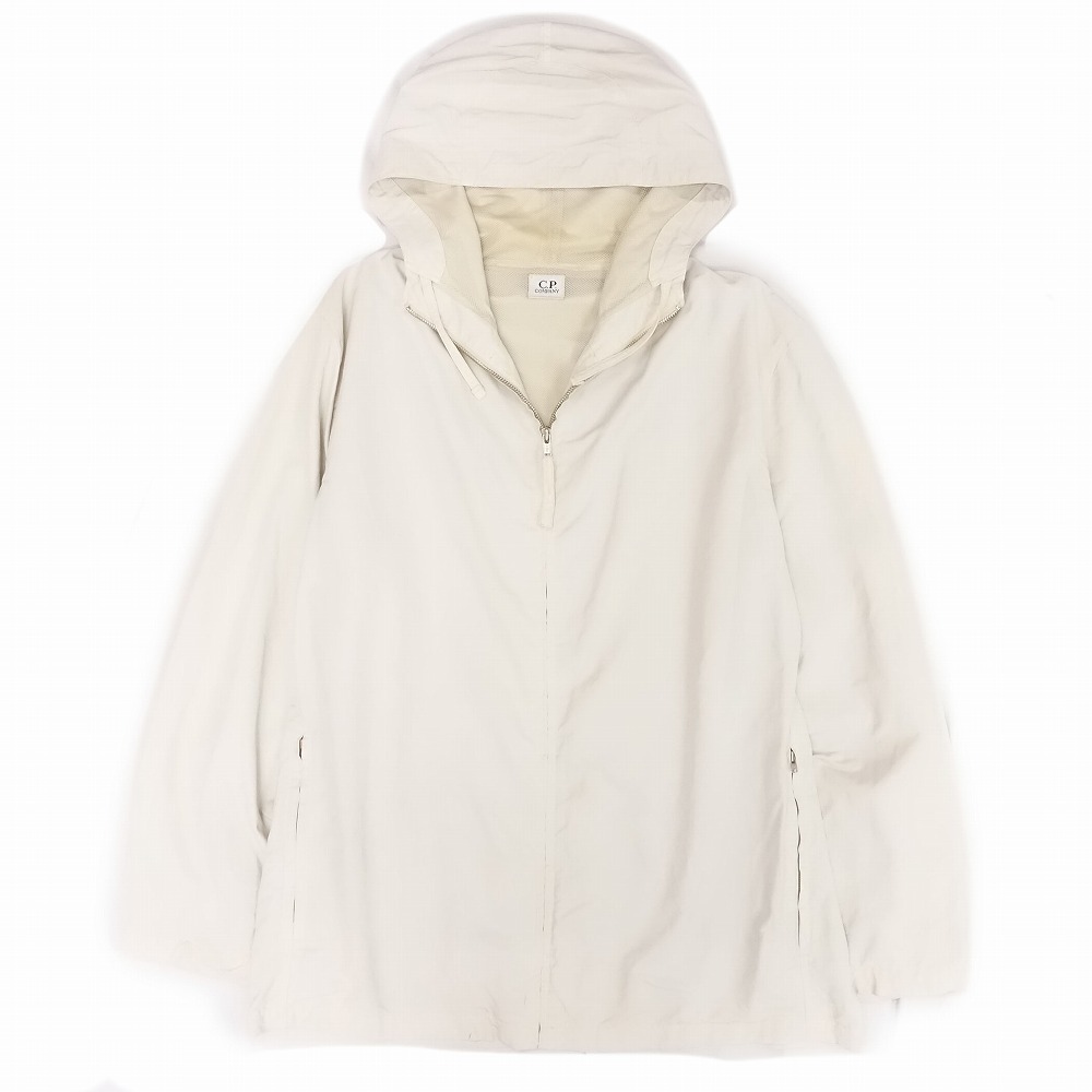 00s シーピーカンパニー C.P.COMPANY ナイロン ジャケット ブルゾン 32184101 ルーマニア製 サイズ48 L オフホワイト メンズ 【中古】 /TNT