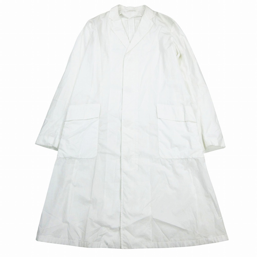 JILSANDER ジルサンダー ショップコート チェスターコート ホワイト サイズS メンズ 【中古】