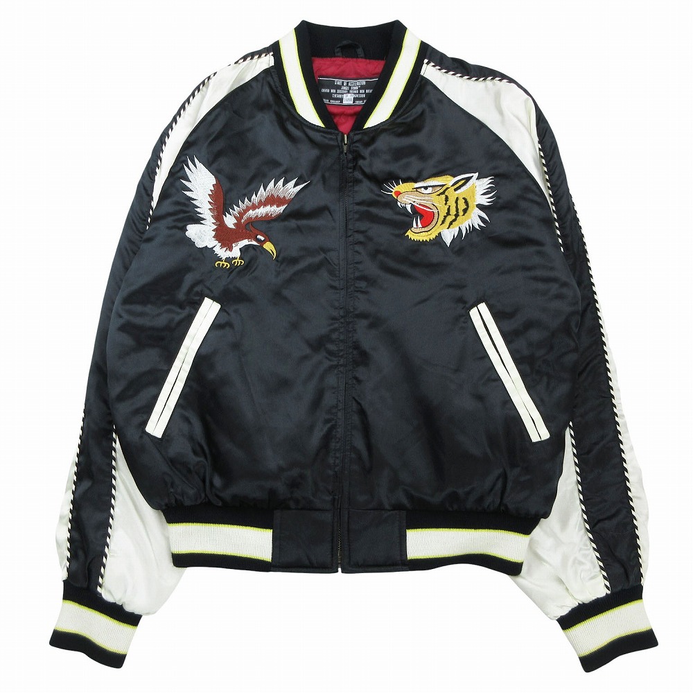 Onitsuka tiger オニツカタイガー ベロア ナイロン スカジャン 楽天市場】【Onitsuka Tiger】 オニツカタイガー 虎 スカジャン