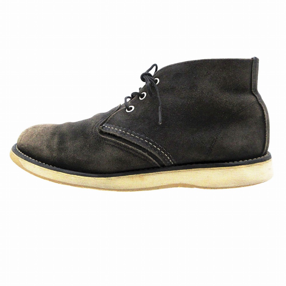 ぽ*ろ様 レッドウィング チャッカブーツ スエード 3143 USA製 REDWING (レッドウィング) 3143 Work Chukka ワークチャッカブーツ
