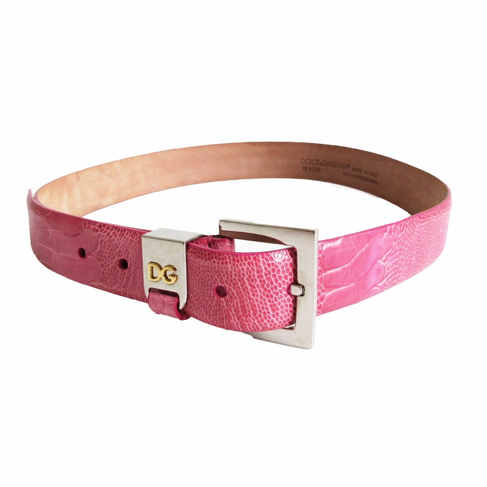 楽天市場】【中古】｜D&G ドルチェ＆ガッバーナ スタッズレザーベルト