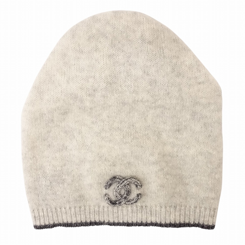 楽天市場】【未使用品】 シャネル ニットキャップ ココマーク カシミヤ