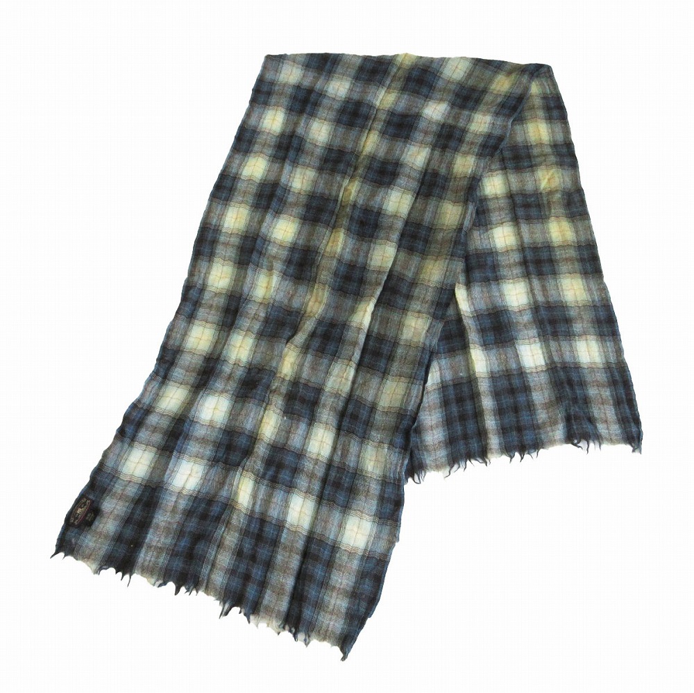 美品 希少 イタリア 製 RRL ペイズリー 総 柄 ウール ストール ブラック 美品 希少 イタリア 製 RRL ペイズリー 総 柄 ウール ストール ブラック