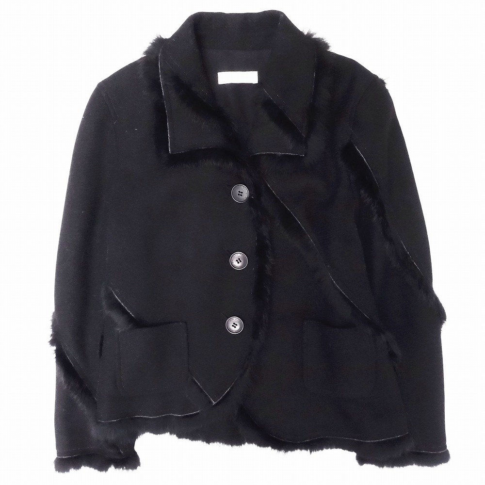 り*様 ニコラフェリー カシミヤ100% ロングコート ダブルブレスト イングラ sankyo shokai（三京商会） ラビット ダブルフェイス ロングコート