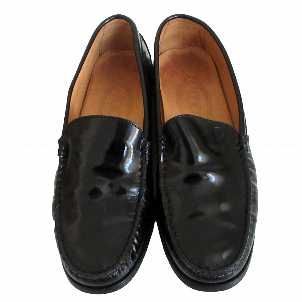 楽天市場】TOD'S トッズ パテントレザー コインローファー/ シューズ