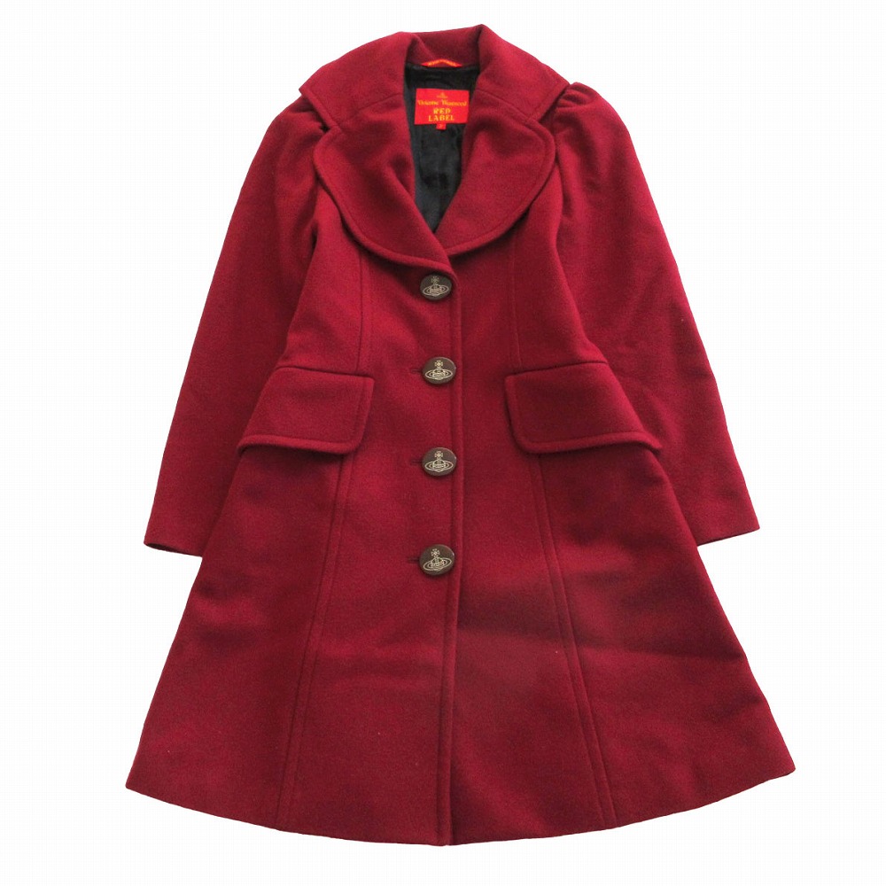 Vivienne Westwood 赤いボタン付きウールコート 38 楽天市場】Vivienne Westwood ヴィヴィアンウエストウッド/コート/2