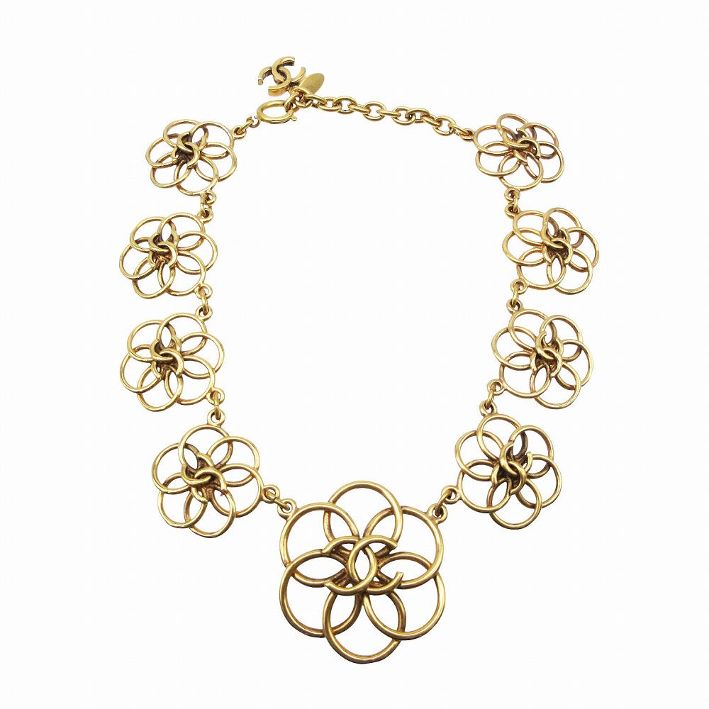 楽天市場】【中古】CHANEL シャネル メダリオン ココマーク チョーカー