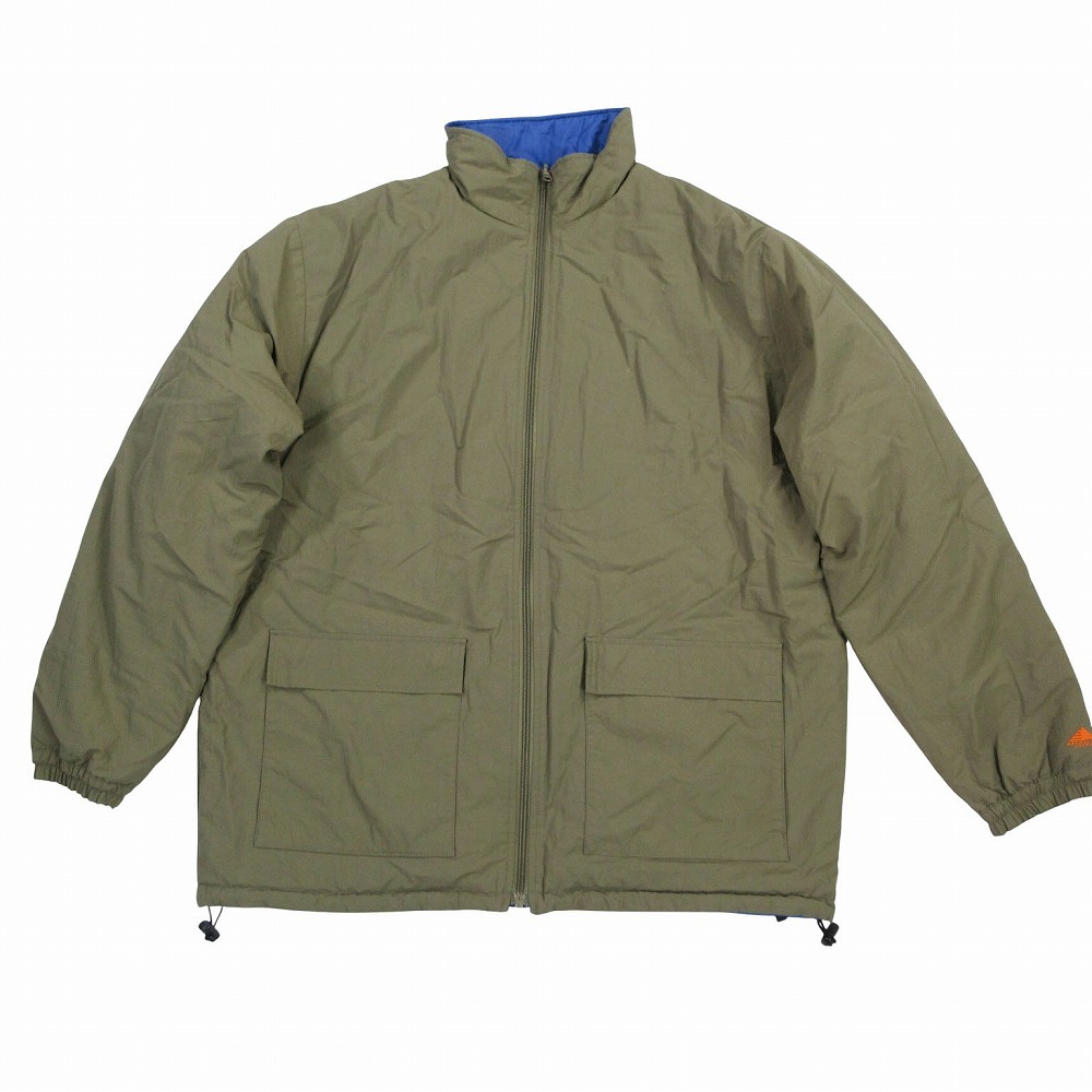 SAYHELLO セイハロー REVERSIBLE JACKET リバーシブル ジャケット THERMOLITE サーモライト XL ブラウン ブルー メンズ 【中古】