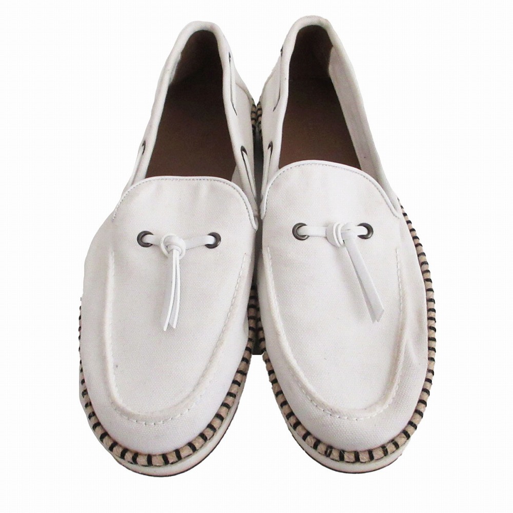 楽天市場】エルメス HERMES キャンバス デッキシューズ メンズ 赤