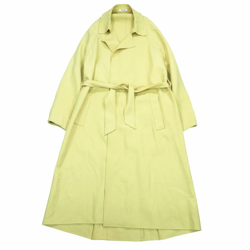 極美品 22aw FUMIKA UCHIDA フミカウチダ ロング コート STRETCH W-FACE DOUBLE BREASTED LONG COAT EGG 36 M レディース 【中古】 59,040円