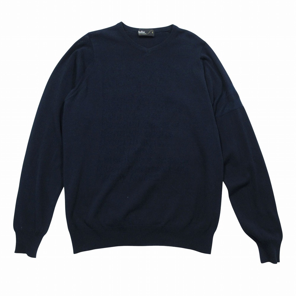 楽天市場】kolor カラー 17AW ブラウン 裾切替ローゲージケーブル