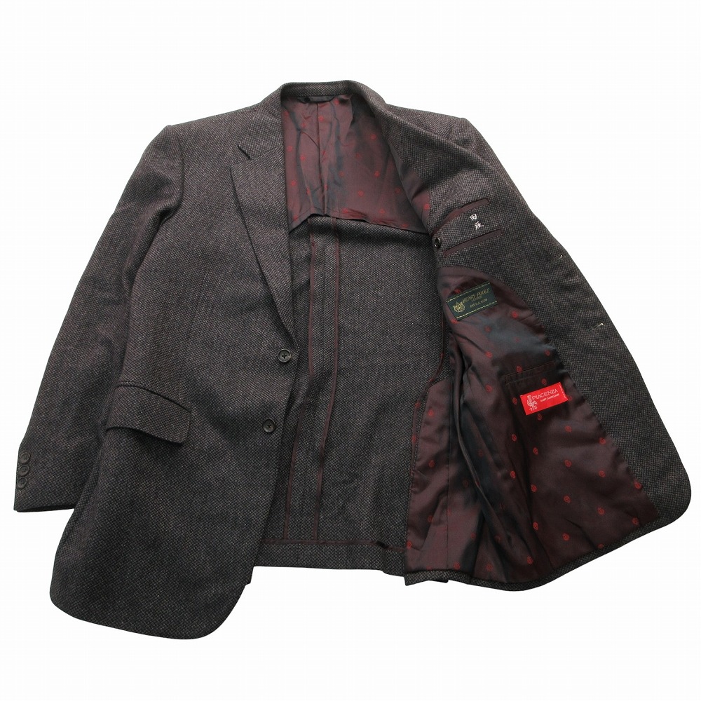 HENRY POOLE ヘンリープール サヴィルロウ PIACENZA キャメル100% テーラードジャケットグレー サイズ98AB6 L メンズ 【中古】 10,140円