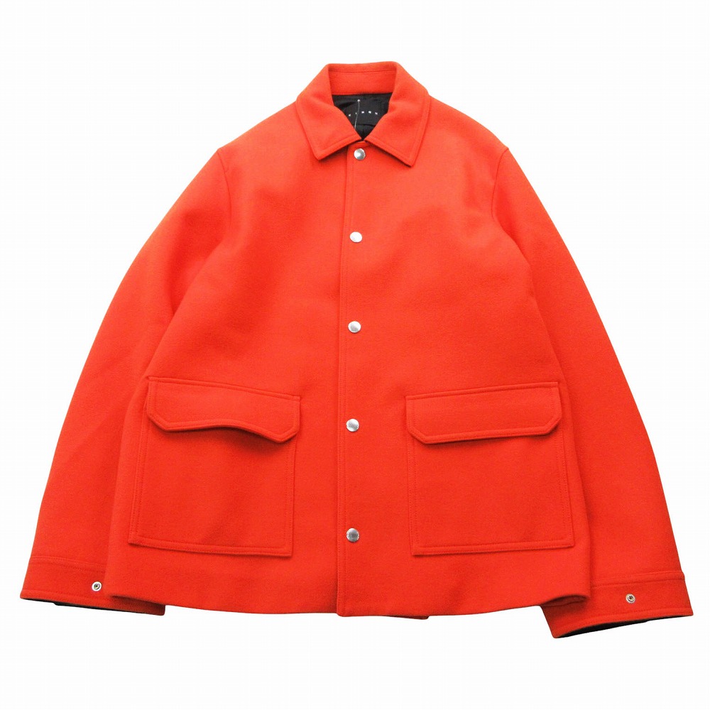 20aw チノ CHINO W/CA JACKET COAT コート ジャケット カシミヤブレンド ウール 20WC0306 46 M オレンジ メンズ 【中古】