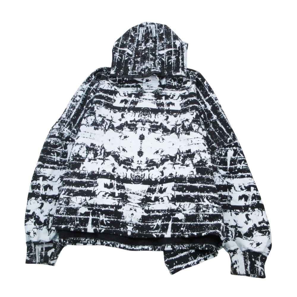Advantage cycle アバンテージサイクル SWD BIG SIZE HOODIE プルオーバー トップス ONESIZE ブラック ホワイト メンズ 【中古】