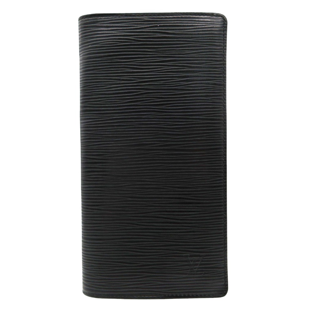 美品 LOUIS VUITTON ルイヴィトン エピ ポルトフォイユ ブラザ 長財布 ノワール M60622 メンズ レディース 【中古】 /TNT