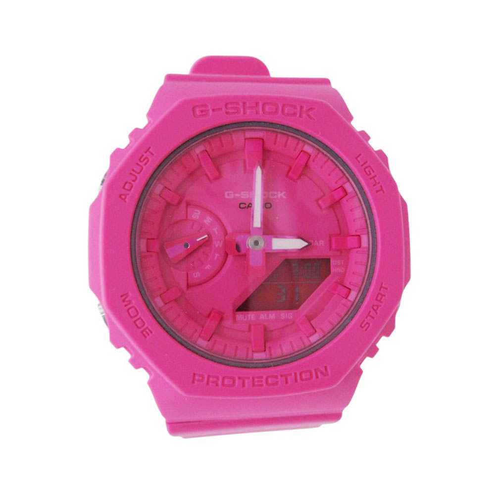 美品 CASIO G-SHOCK GMA-S2100P-4AJR カシオ ジーショック 腕時計 デジタル ウォッチ ピンク レディース 【中古】