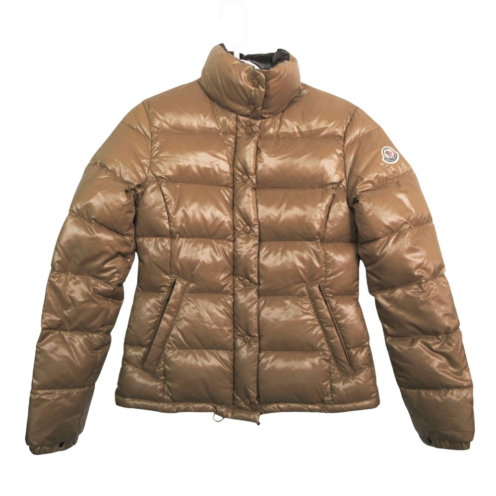 MONCLER モンクレール CLAIRY クレイリー ダウンジャケット ブルゾン アウター ジップアップ ベージュ 00 XS レディース 【中古】