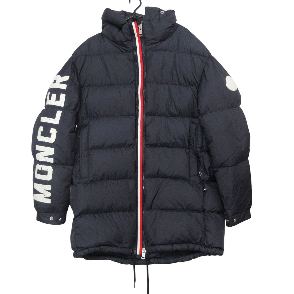 MONCLER モンクレール MONCENISIO モンチェニージオ ダウンジャケット トリコロール フード ワッペン 3 L メンズ 【中古】